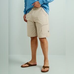 Huk NEXT LEVEL 10.5 INCH SHORT KHAKI